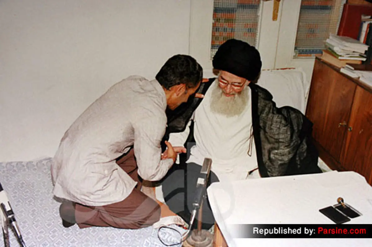 عکسی دیده‌نشده از دیدار محمدعلی رجایی و آیت‌الله گلپایگانی