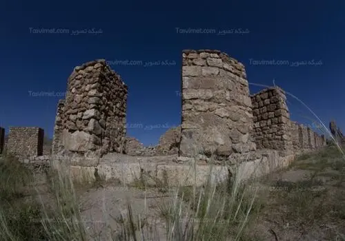 عکس: نمای هوایی زیبا از تخت سلیمان