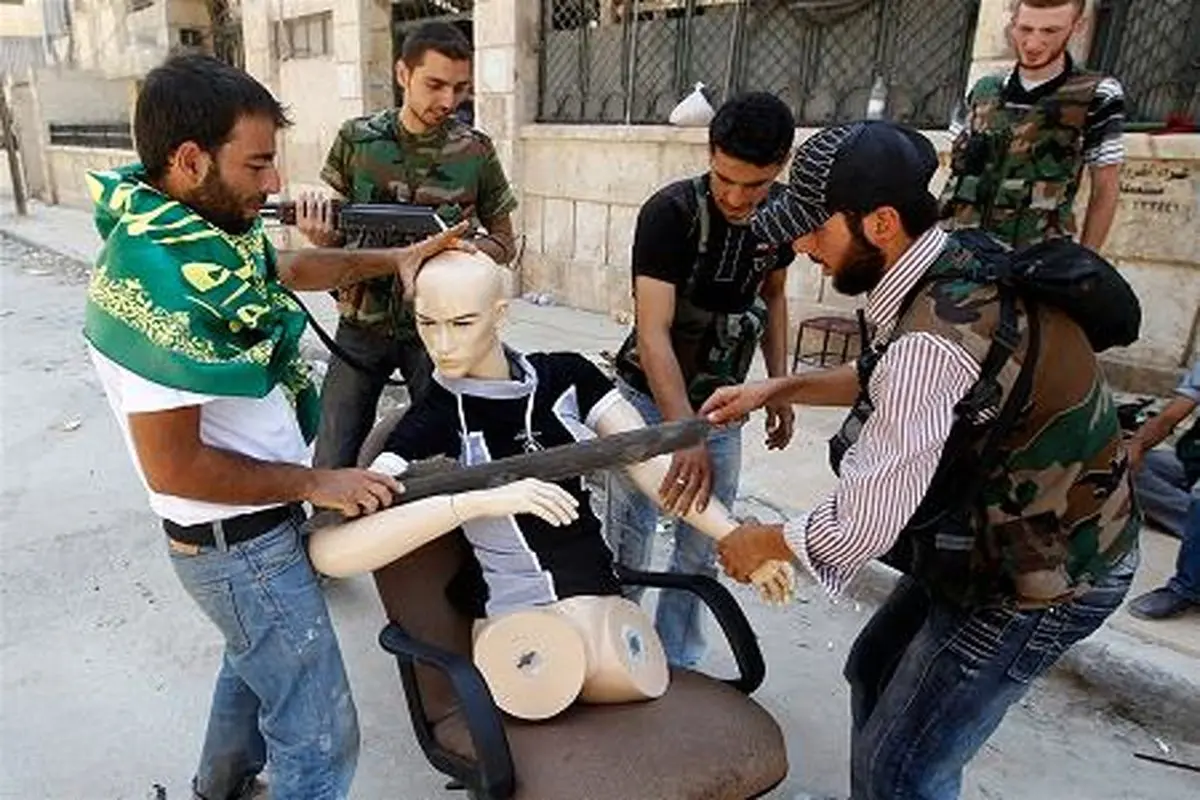 عکس:مخالفان اسد در پشت صحنه