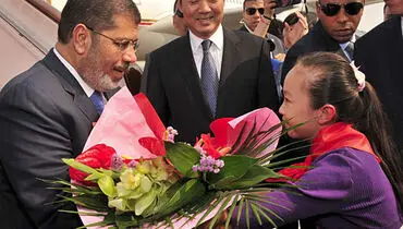 عکس: خوشامدگویی چینی‌ها به مرسی