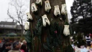 تصاویر/ یادبود کریسمسی برای قربانیان سندی هوک