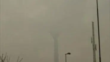 عکس/ برج میلاد ناپدید شد!