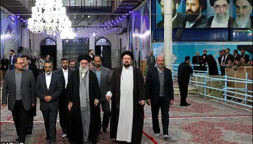 تصاویر/ حضور رهبر معظم انقلاب در حرم مطهر بنیانگذار انقلاب اسلامی