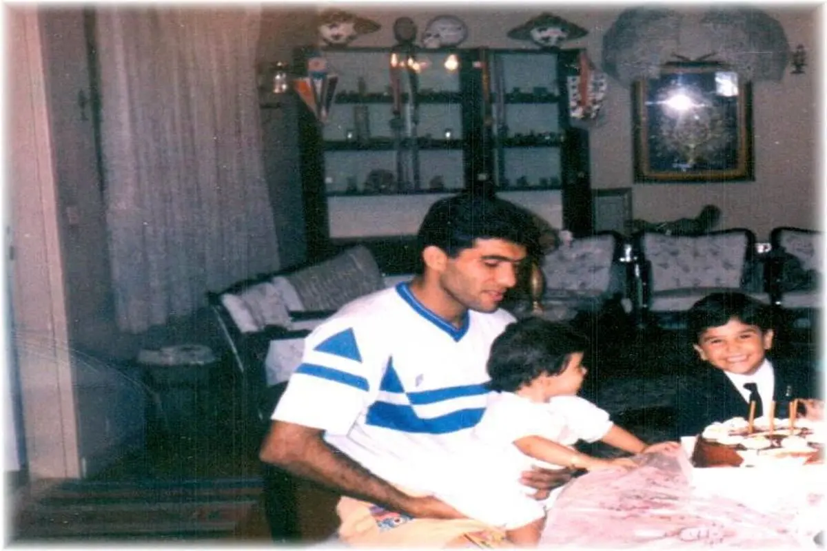 عکس/ احمد عابدزاده و پسرش امیر