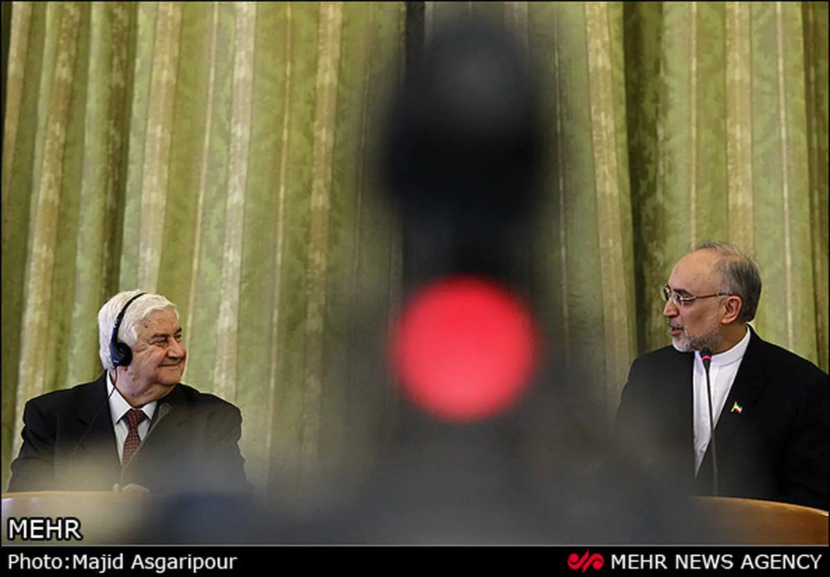 عکس/ ژست صمیمی صالحی و همتای سوری اش