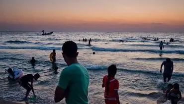 عکس/ ساحل غزه