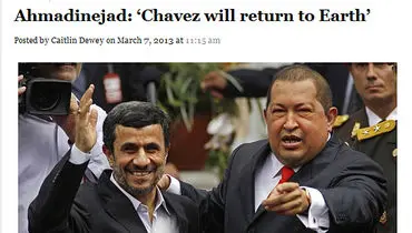 خبر واشنگتن‌ پست از رجعت چاوز +عکس