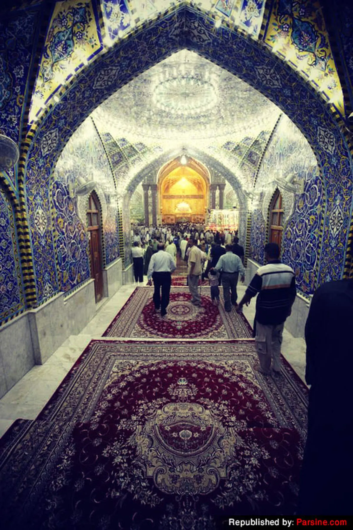 عکس: رواق ورودی مرقد شریف حضرت امیرالمؤمنین