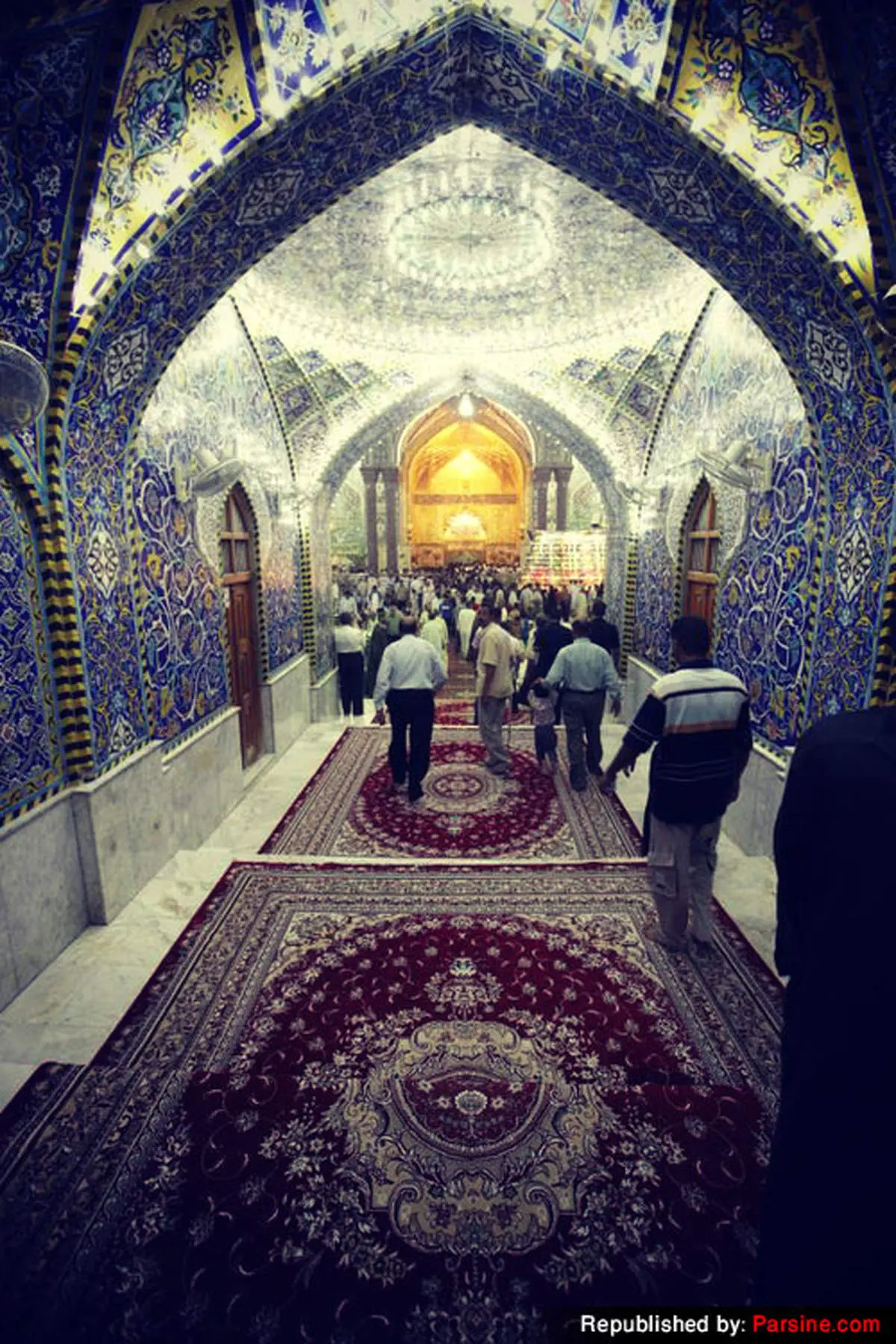 عکس: رواق ورودی مرقد شریف حضرت امیرالمؤمنین