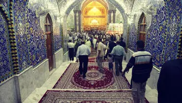 عکس: رواق ورودی مرقد شریف حضرت امیرالمؤمنین
