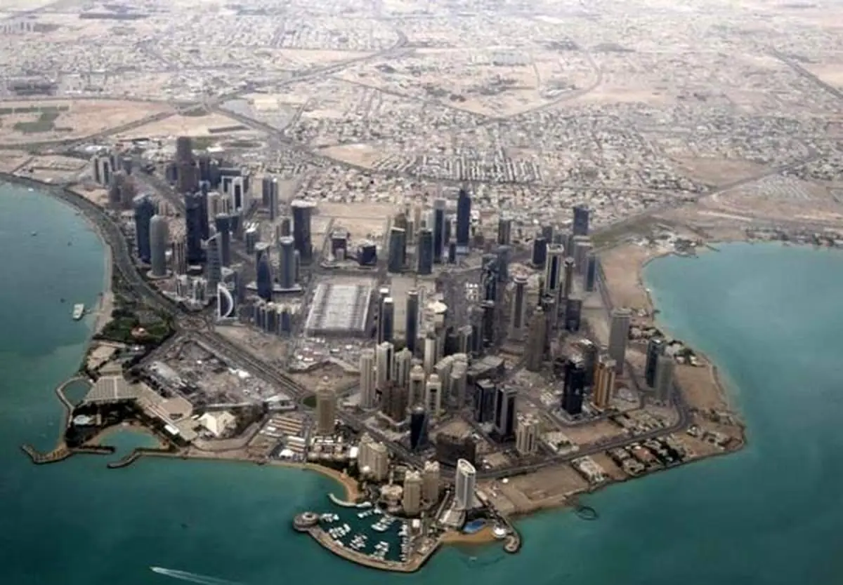 عکس/ پایتخت قطر از نمای بالا