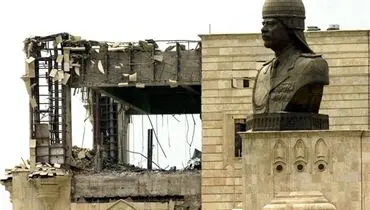 عکس/ کاخ صدام پس از حمله آمریکا به عراق