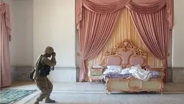 عکس/ تختخواب صورتی صدام