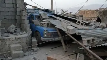 عکس/ نیسان زیر آوار