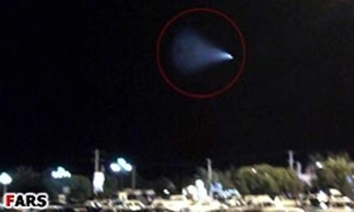 رویت شی‌ء نورانی در آسمان خلخال +عکس