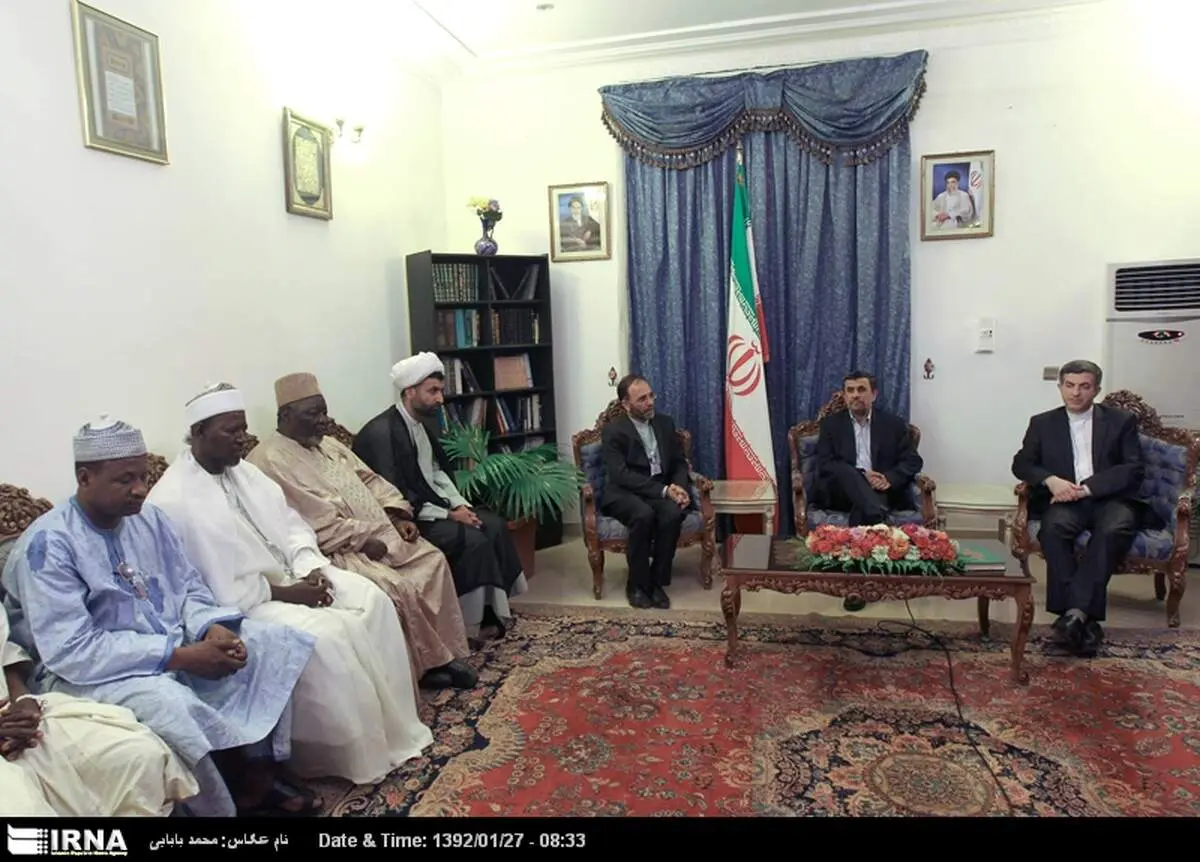 عکس/ مشایی همراه احمدی‌نژاد در سفر به آفریقا