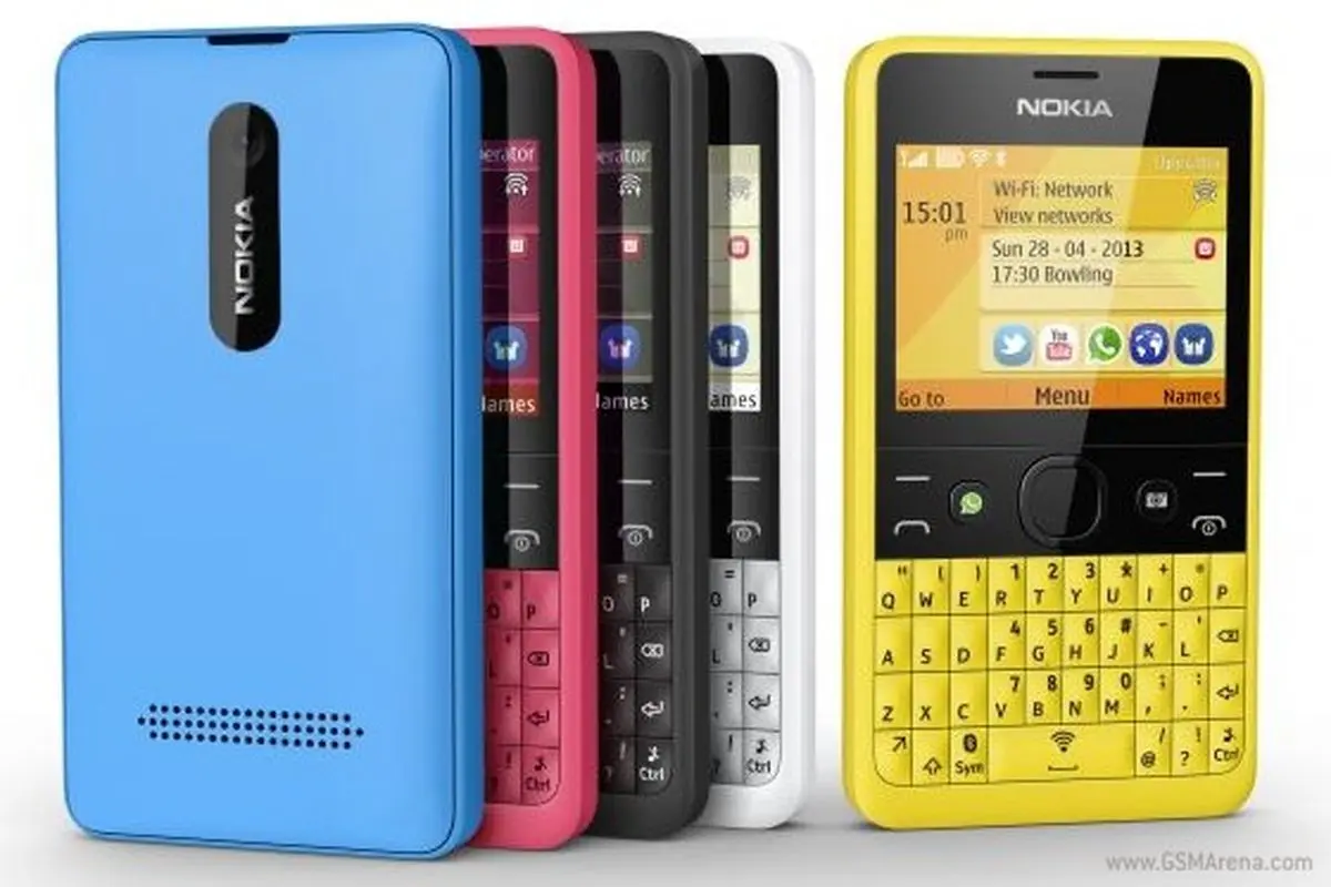 QWERTY Nokia Asha 210به صورت رسمی بسته بندی شد