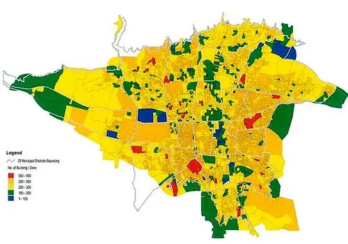 نقشه اولیه مترو تهران در سال ۱۳۵۳
