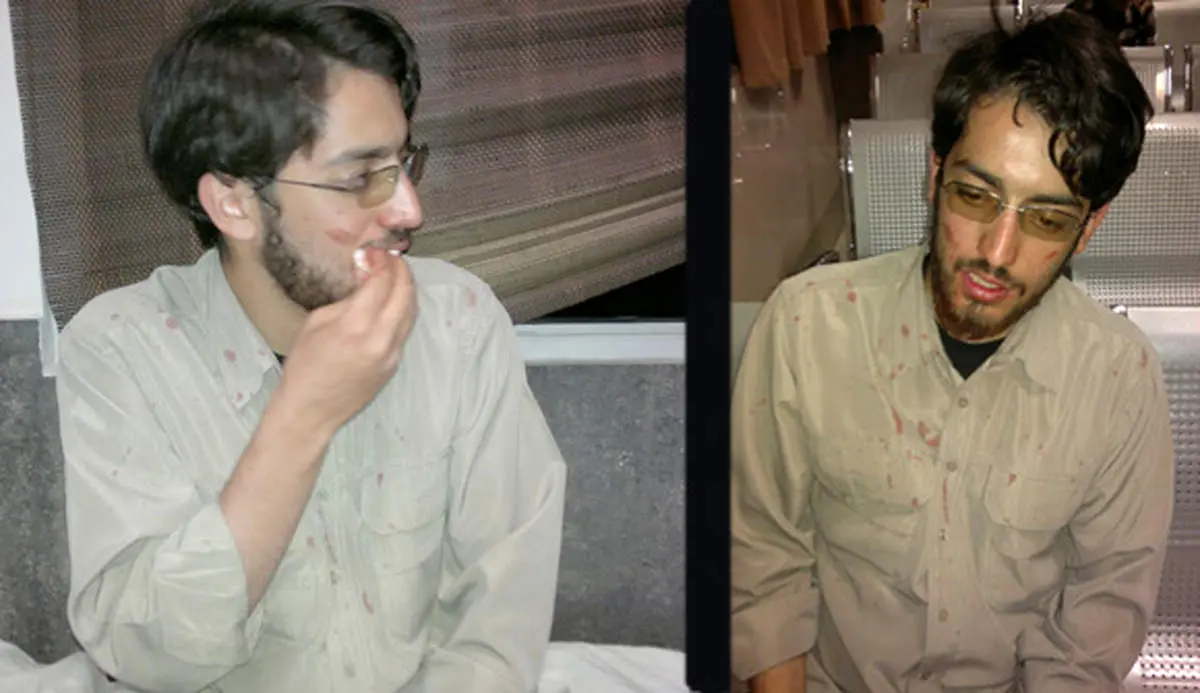 عکس/ ضرب و شتم یک‌ دانشجو در شیراز