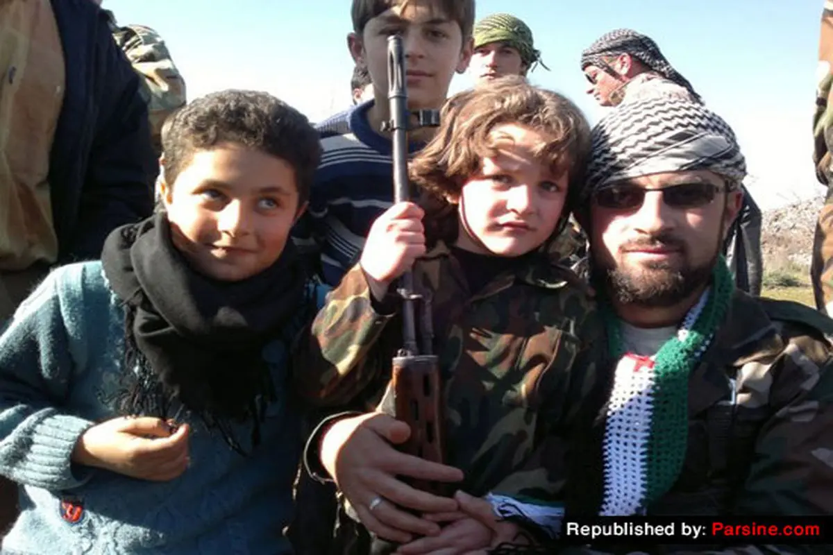 شورشیان خردسال در سوریه +تصاویر