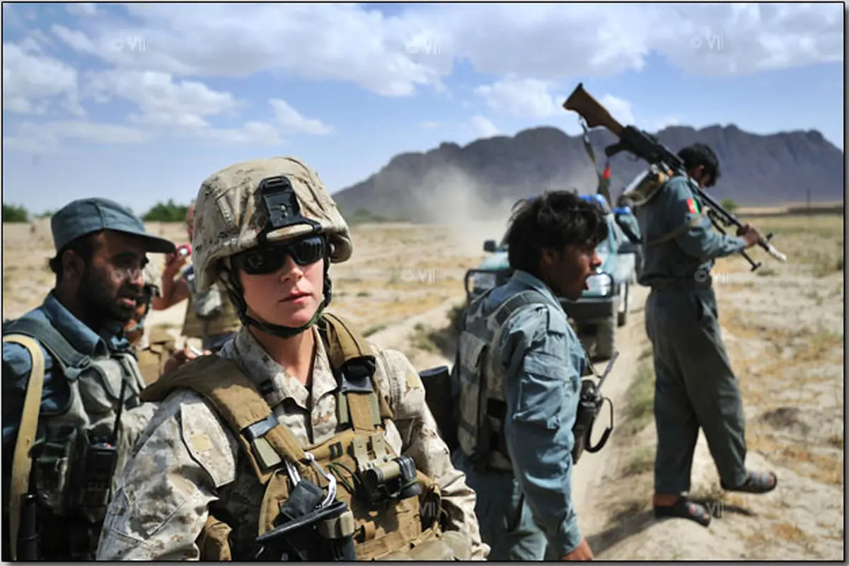 وضعیت زن سرباز امریکایی در افغانستان