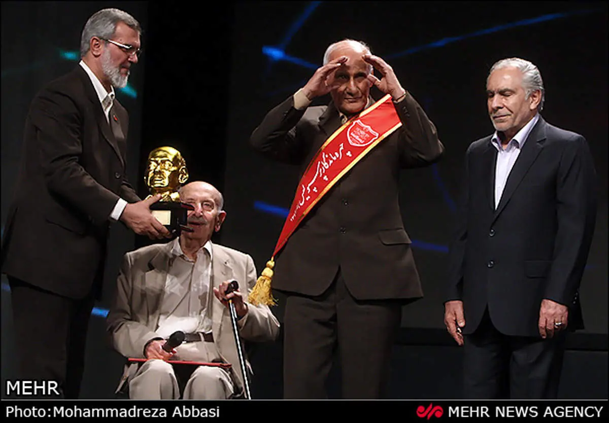 عکس/مرتضی احمدی در جمع پیشکسوتان پرسپولیس