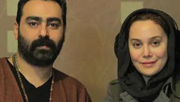 عکسی از آرام جعفری و همسرش