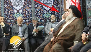 خواب مشایی هنگام سخنرانی احمدی نژاد!+ عکس