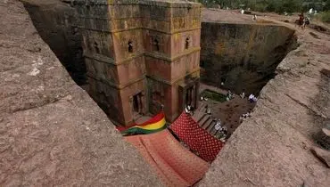 عکس/ کلیسای سنت جرج در اتیوپی
