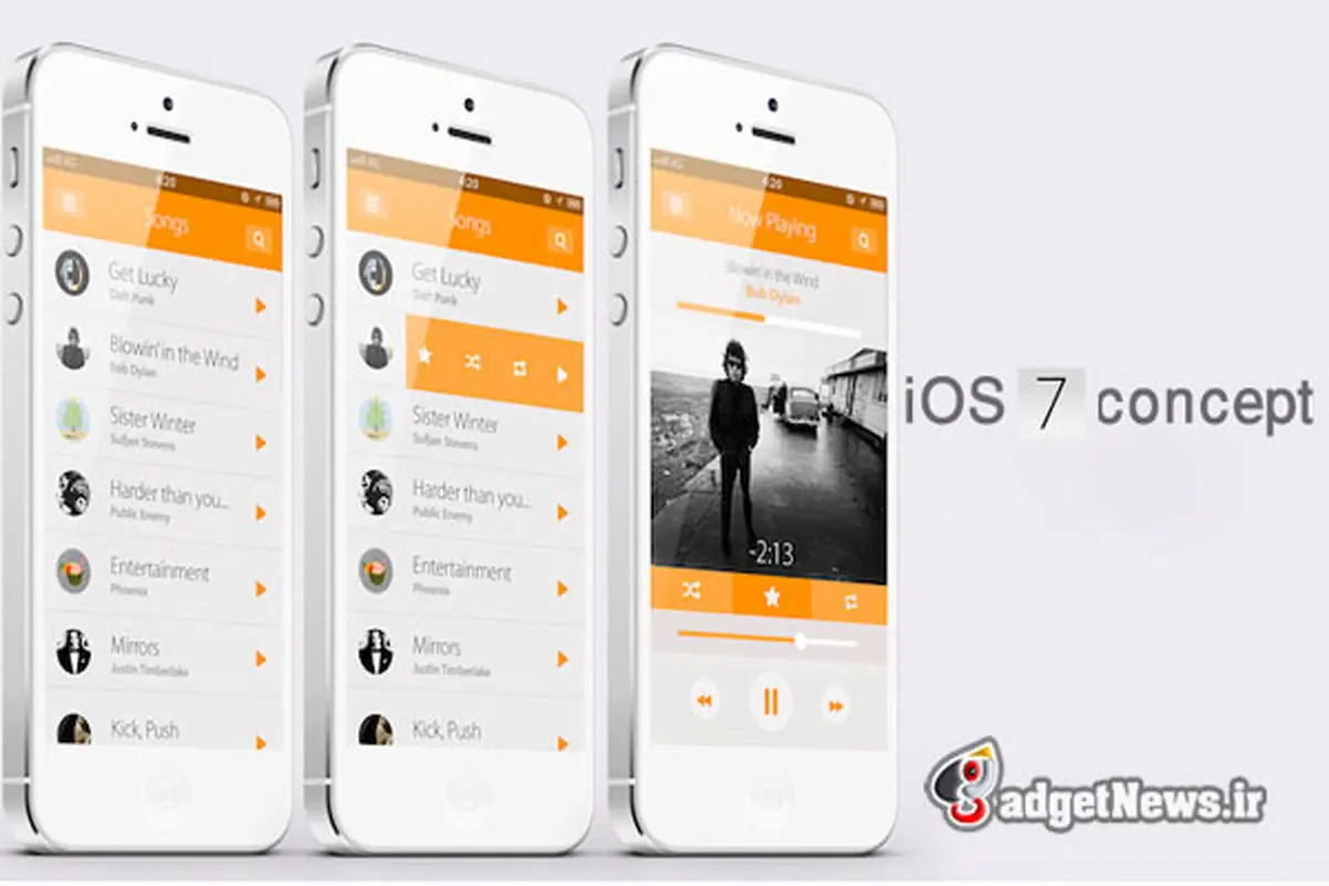 ویدئوی طرح مفهومی ios7+عکس+فیلم