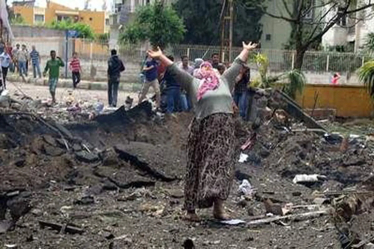 عکسی تکان دهنده از انفجار تروریستی در ترکیه