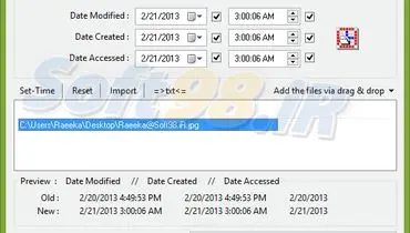 NewFileTime 2.21 x86/x64 - تغییر زمان ایجاد فایل ها و پوشه ها+دانلود وعکس