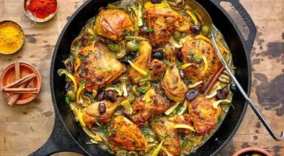 مرغ مراکشی؛ انتخابی خاص برای شام‌های متفاوت و خوش‌عطر

