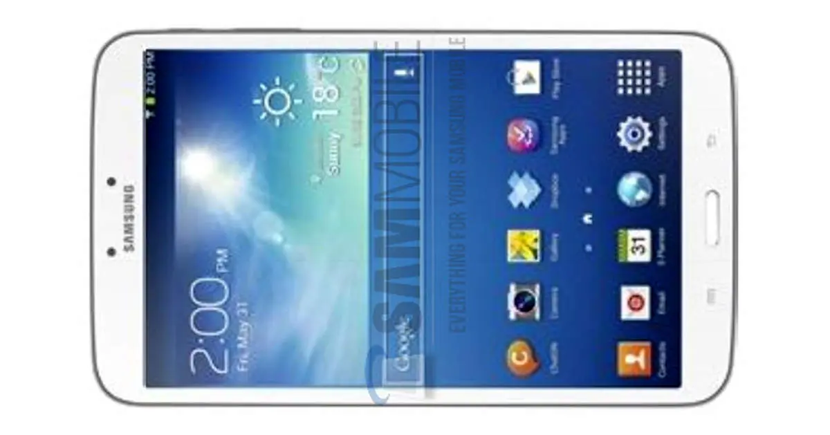 درز آنلاین مشخصات و تصاویر نهایی Galaxy Tab 3 8.0+عکس