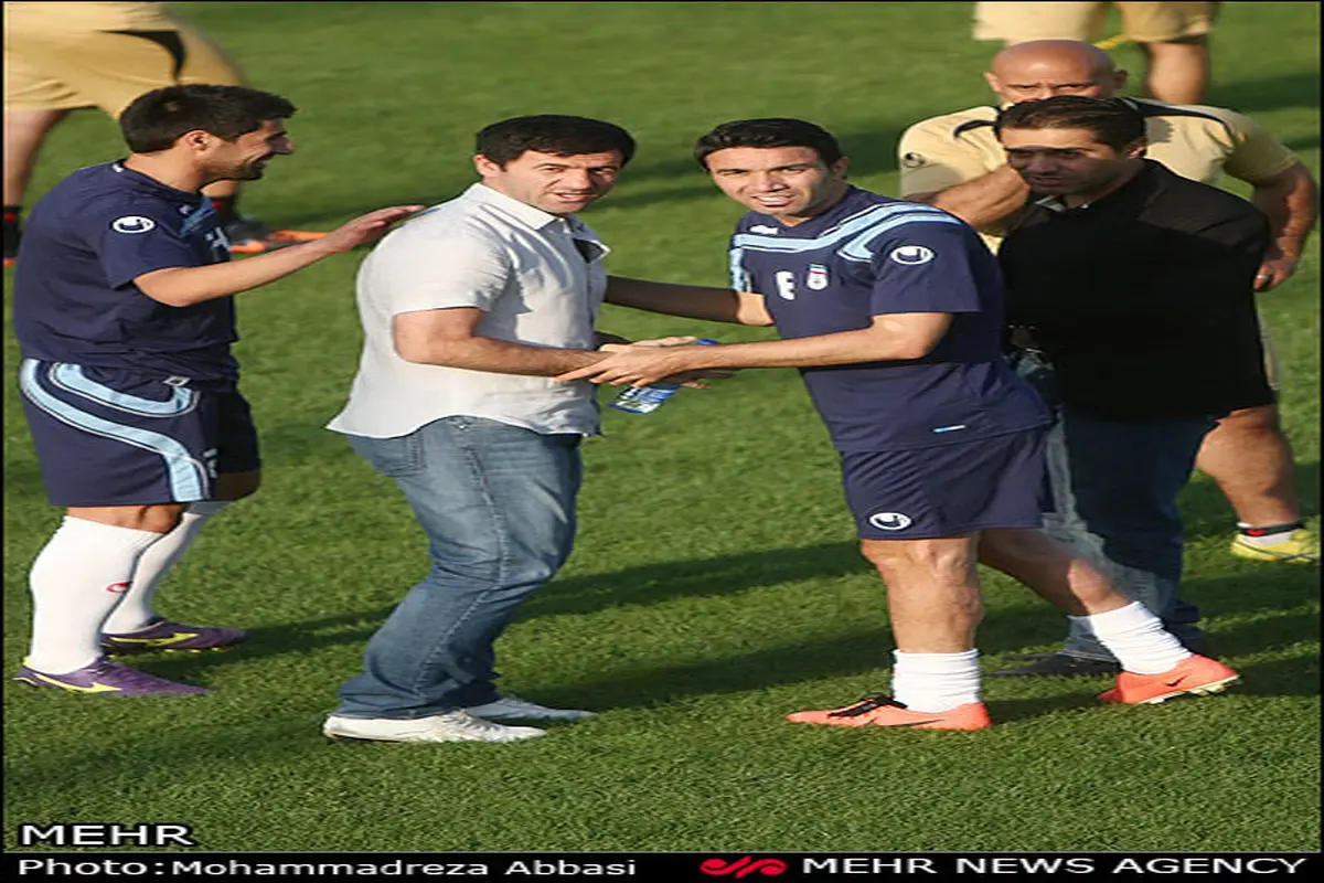 عکس/ باقری، نکونام و افشین پیروانی
