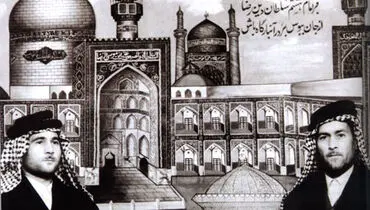 عکسی قدیمی از موذن خوش صدای ایران