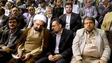 رسایی وکوچک زاده درهمایش جلیلی +عکس