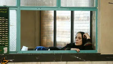 عکس/ بازیگر زن در حسینه جماران