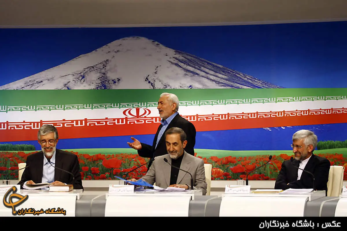 عکس/ حرف غرضی و خنده دو کاندیدا