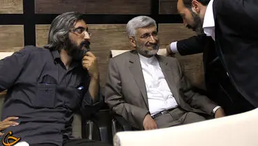 عکس/ جلیلی و برادرش در حاشیه مناظره