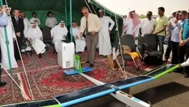 آزمایش موفقیت آمیز هواپیمای بدون سرنشین ناظر بر طرح ویژه حجاج  + عکس