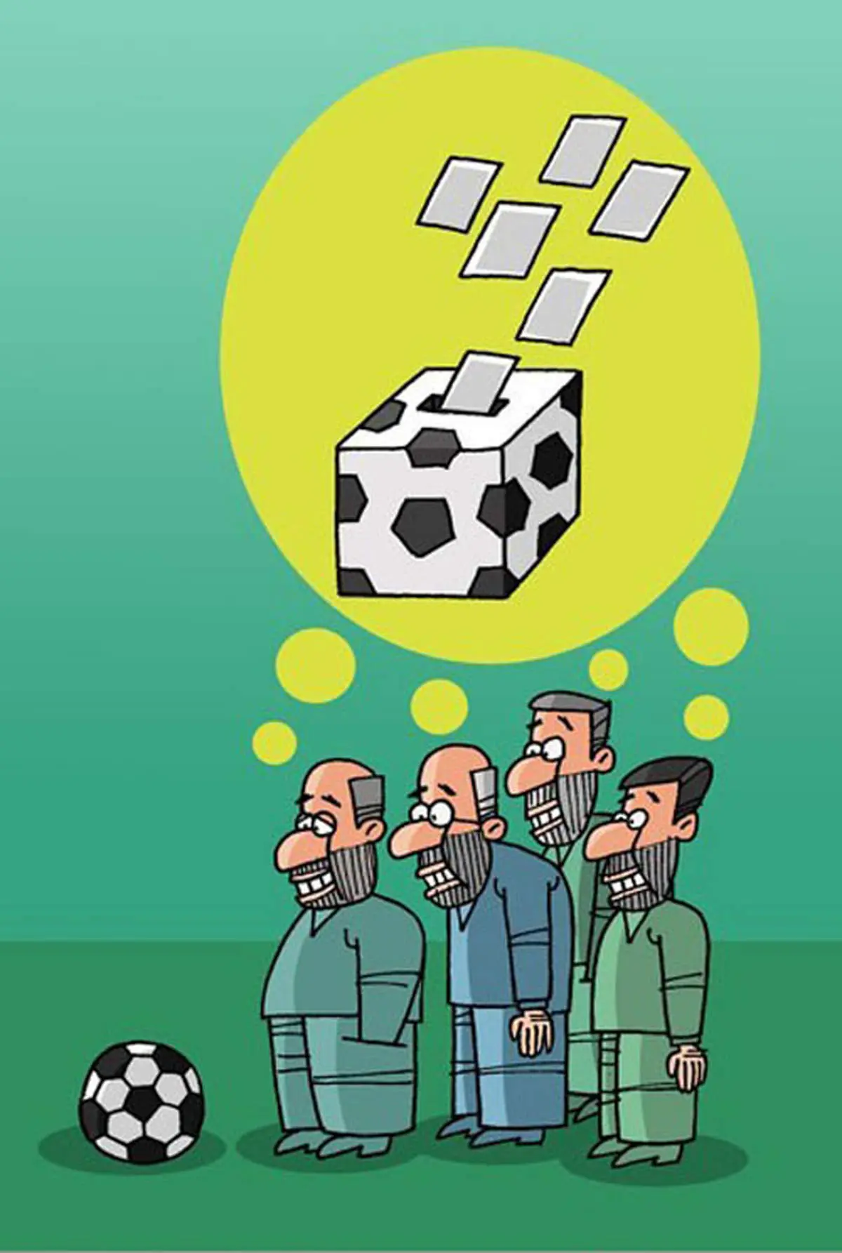 کاریکاتور/ صندوق فوتبال!