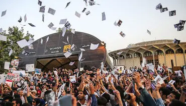 عکس/ تجمع هواداران در چهار راه ولیعصر(عج)