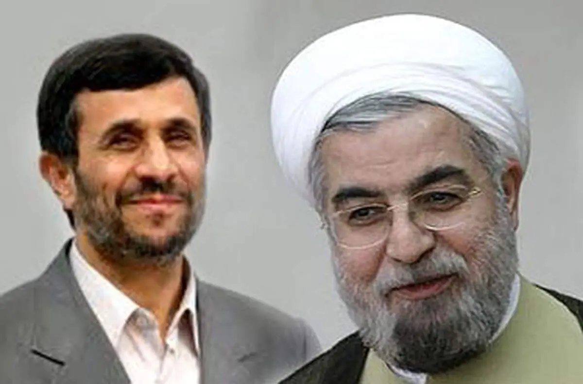 احمدی‌نژاد وارد دفتر روحانی شد