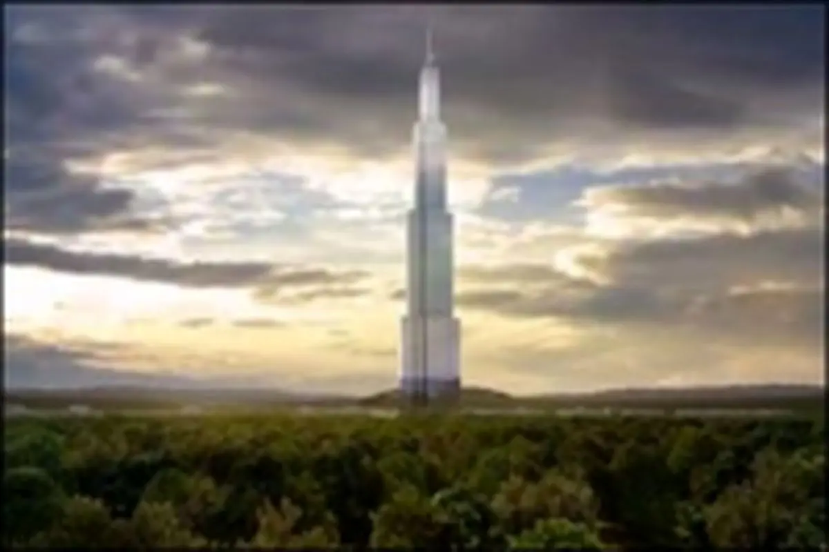 ساخت بلندترین ساختمان دنیا/عکس