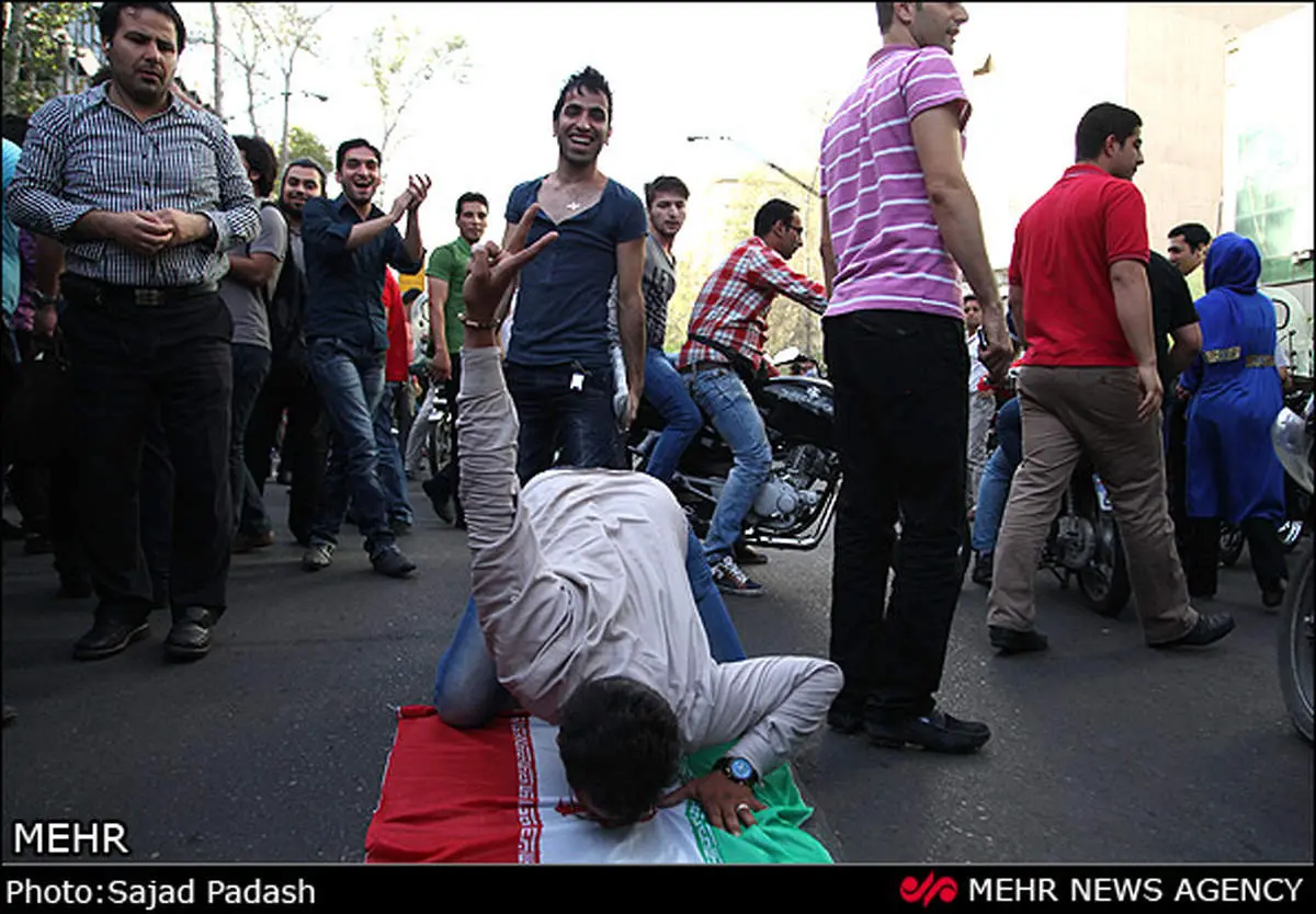 عکس/ سجده شکر پس از صعود به جام جهانی