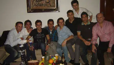 عکس/ گل‌محمدی، برهانی، خلیلی و قلیان!