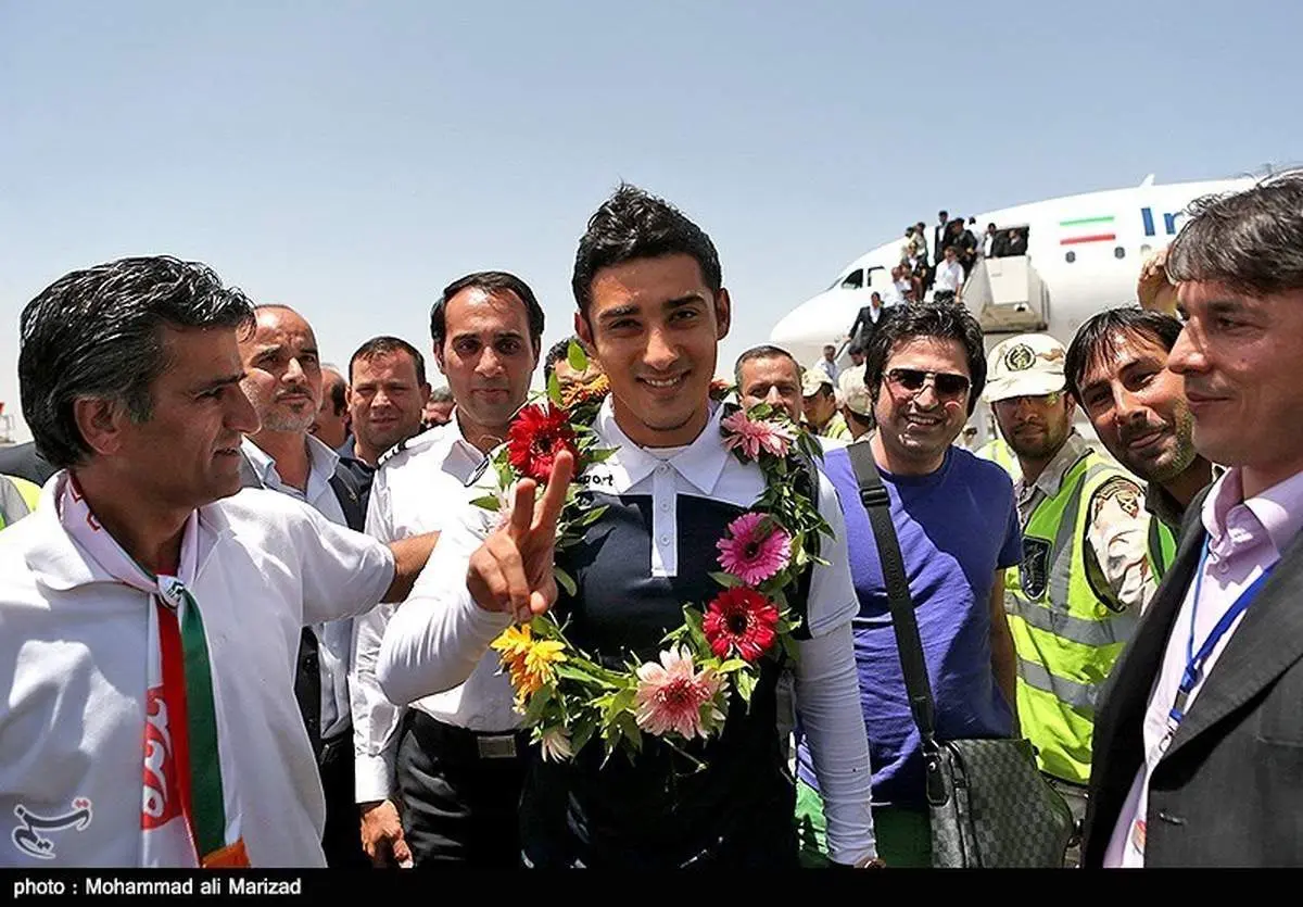 مراسم استقبال از ملی پوشان فوتبال/ تصاویر