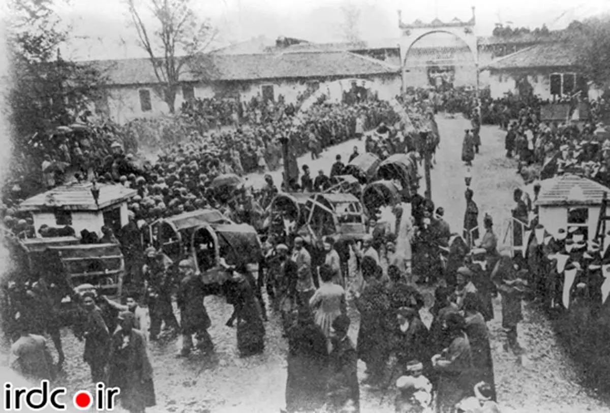 شهر رشت در دوره قاجار این گونه بود/ تصویر