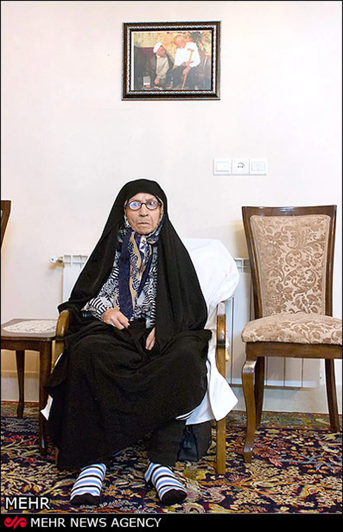 عکس/ مادر دکتر حسن‌ روحانی